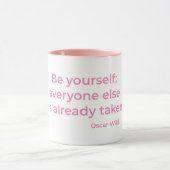 Sei du selbst pink tasse (Zentrum)
