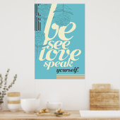Sei Du selbst Poster (Küche)