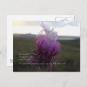 Sei du selbst postkarte (Vorne/Hinten)