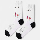 Sei du selbst Promo Buch Socken (Linkes Detail)