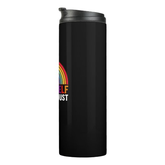 Sei du selbst, sie passen den LGBTQ-Rainbow-Gay Pr Thermosbecher (Nach rechts gedreht)