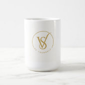 Sei du selbst VS Monogramm-Logo Kaffeetasse (Mittel)