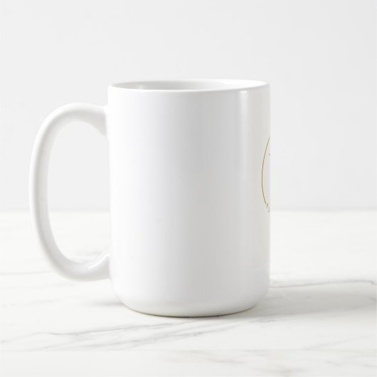 Sei du selbst VS Monogramm-Logo Kaffeetasse (Links)