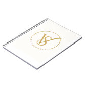 Sei du selbst VS Monogramm-Logo Notizblock (Linke Seite)