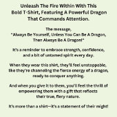 Sei du selbst, wenn du kein Drache sein kannst T-Shirt