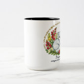 Sei du selbst zweifarbige tasse (Mittel)