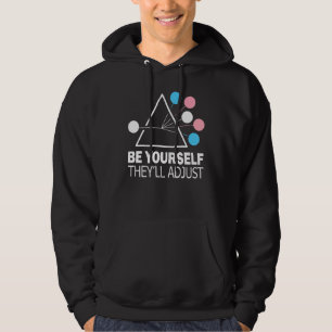 Sei du, sie passen Transgender Pride LGB an Hoodie