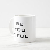 Sei Du Tiful Einfach Kaffeetasse (Vorderseite Links)