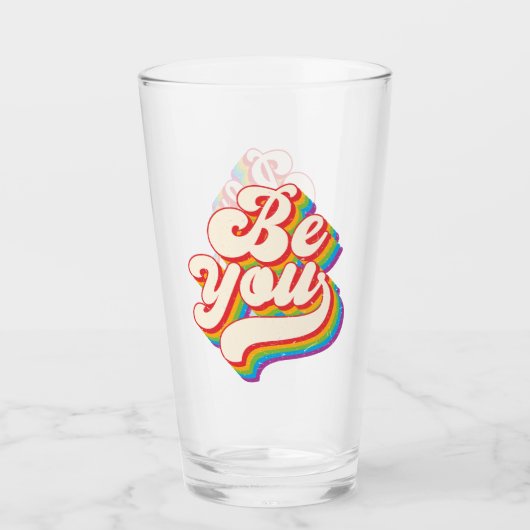 Sei du! Trinkglas Glas (Vorderseite)