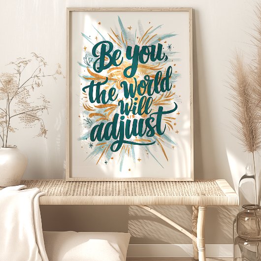 Sei du Wall Art Print Poster