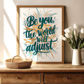 Sei du Wall Art Print Poster