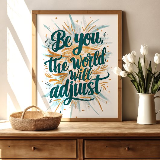 Sei du Wall Art Print Poster
