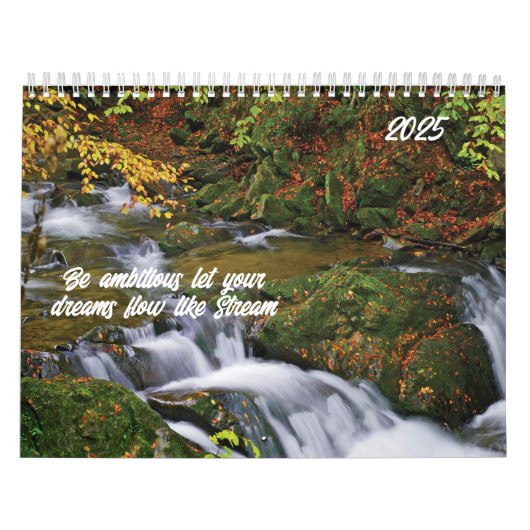 Sei ehrgeizig gelassen Deine Träume fließen wie St Kalender (Titelbild)