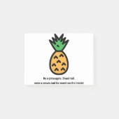 Sei ein Ananas Post-it Klebezettel (Vorderseite)