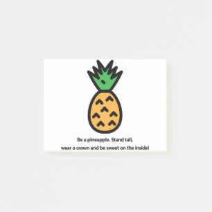 Sei ein Ananas Post-it Klebezettel