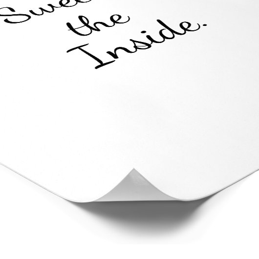 Sei ein Ananas-Poster Poster (Ecke)