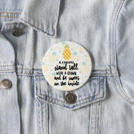 Sei ein Ananas-Round-Button Button (Beispiel)