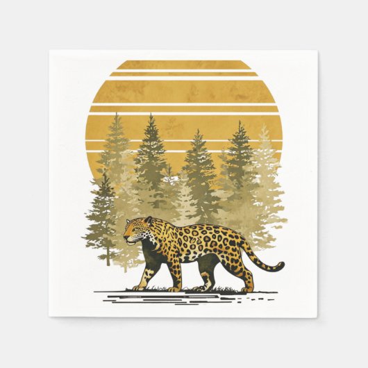 Sei ein Aztec Jaguar Serviette (Vorderseite)