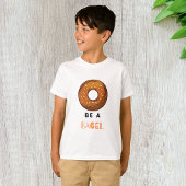 Sei ein Bagel Funny Food Pub Bagel Lover Design T-Shirt