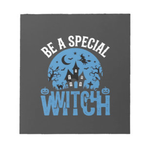 Sei ein besonderer Hexen-Halloween-Entwurf_1 Notizblock