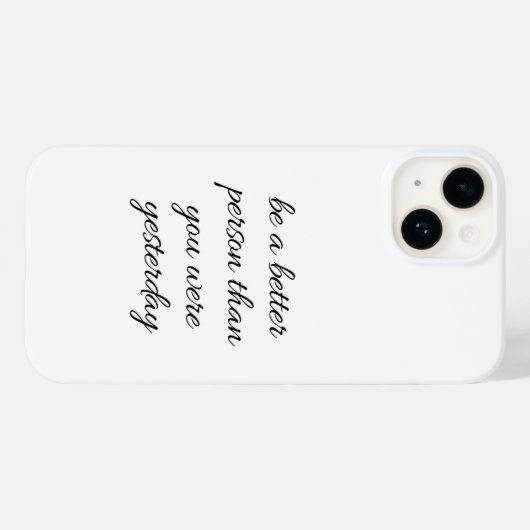 Sei ein besserer iPhone-Fall Case-Mate iPhone Hülle (Rückseite (Horizontal))