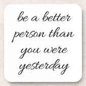 Sei ein besserer Untersetzer aus Kunststoffen (Vorderseite)