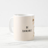 Sei ein bezaubernder Gepard Kaffeetasse (Vorderseite Links)