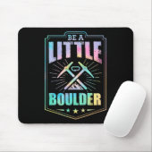 Sei ein bisschen Boulder Ästhetik Rock Climbing Pu Mousepad (Mit Mouse)