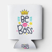 Sei ein Boss Dosenkühler (Rückseite)