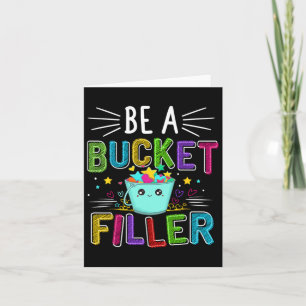 Sei ein Bucket Filler - Bucket Filler Schul-Thema  Karte