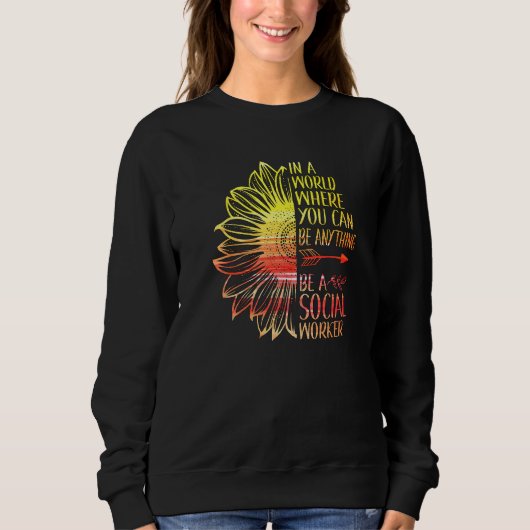 Sei ein Dank an Sozialarbeiter Soziale Arbeiter Sweatshirt (Vorderseite)