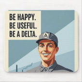 Sei ein Delta - Mousepad (Vorne)