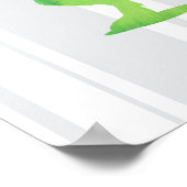 Sei ein Dinosaurier-Poster Poster (Ecke)