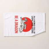 Sei ein Drache - Einzigartiges Fantasy-Design Handtuch (Handtuch)