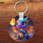 Sei ein Drache Schlüsselanhänger (Rückseite)