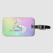 Sei ein Einhorn Gepäckanhänger (Vorderseite (Horizontal))
