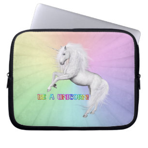 Sei ein Einhorn Laptopschutzhülle