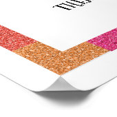 Sei ein Einhorn Poster (Ecke)