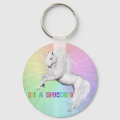 Sei ein Einhorn Schlüsselanhänger (Vorderseite)