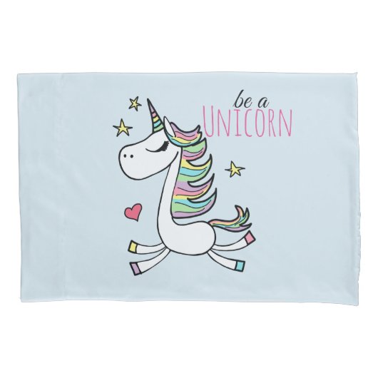 Sei ein Einhornpillowcase für Single, Standardgröß Kissenbezug (Vorderseite)