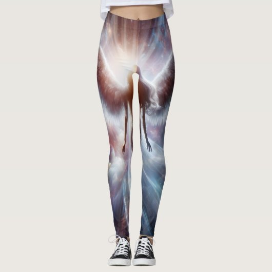 Sei ein Engel Leggings (Vorderseite)