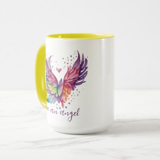 Sei ein Engel Tasse (Vorderseite Links)