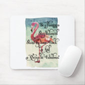 Sei ein Flamingo Bleibe ausgewogen Mousepad (Mit Mouse)