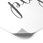 Sei ein Flamingo | Flamingo | Wandkunstdekor Poster (Ecke)