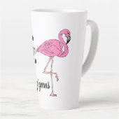 Sei ein Flamingo in einer Schar Tauben Milchtasse (Rechte Ecke)
