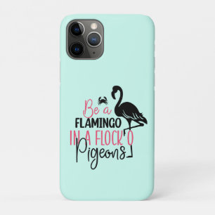 Sei ein Flamingo in einer Schar von Tauben Case-Mate iPhone Hülle
