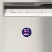 Sei ein Flamingo in einer Schar von Tauben Magnet (In Situ (Geschirrspüler))