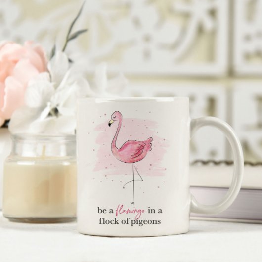 Sei ein Flamingo Jumbo-Tasse
