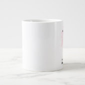 Sei ein Flamingo Jumbo-Tasse (Vorderseite)