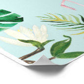 Sei ein Flamingo-Poster Poster (Ecke)